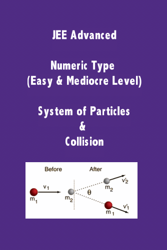 JEE Advanced Numeric Type on System of Particles & Collision